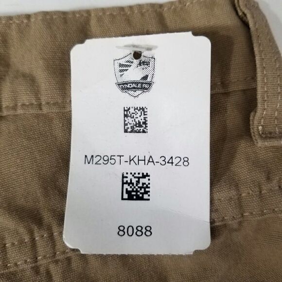 NWT Tyndale Mens 34X28 FRMC Summerweight Canvas FR Pants Fire Resistant M295T - Picture 7 of 10